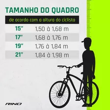 Bicicleta Aro 29 Ksw 24v - Cambios Index Hidraulico+trava Cor Grafite/preto Tamanho Do Quadro 17