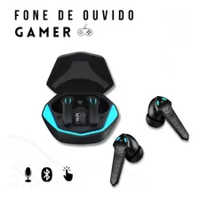 Fone De Ouvido Sem Fio Ideal Para Jogos Ka-790 - Kapbom Cor Preto Cor Da Luz Gamer