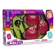 Kit Play Cooking C/06 Peças Brinquemix