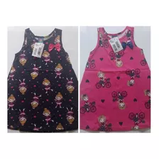 Kit Com 2 Vestidos Infantil Modelo Pipa 