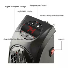 Calefactor Electrico Portatil + Control Remoto 