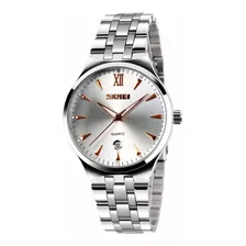 Reloj Hombre Chronos Cf-9071-wg Cuarzo Pulso Plateado En