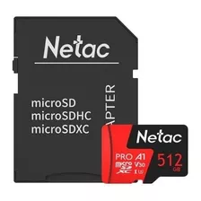 Memoria Micro Sd Netac Pro P500 512gb Con Adaptador Sd