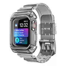 Case Y Correa Supcase Para Apple Watch Serie 9 41mm Frost