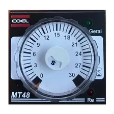 Rele De Tempo Analógico 24vca/vcc 30s/m Coel Mt48l-r-fn-p