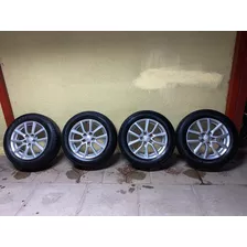 Set De 4 Llantas Con Neumaticos Mitsubishi Lancer R/t