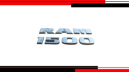 Emblema Lateral Para Ram 1500 Cromado Foto 3