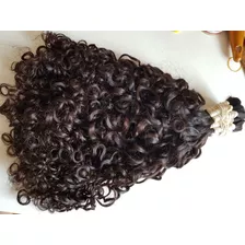 Cabelo Humano Cacheado Tecido 55cm 50g ( Cacho 2)