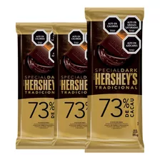 Hershey's Chocolate Dark 73% Cacao - 4 Barras 85 Gr C/u.