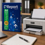 Papel Sulfite Report Premium A4 75g 500 Folhas Branco