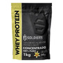 Whey Protein Concentrado 1kg Sabor Baunilha Soldiers Nutrition
