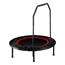 Trampolin Fitness Redondo Con Mango Y Cobertor 100 Cm Rojo