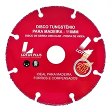 Disco Tungstenio Para Madeira 110mm Lotus - 3256