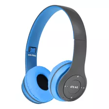 Fone De Ouvido Bluetooth 5.0 Mox Mo-f900 Fm Slot De Memória Cor Azul