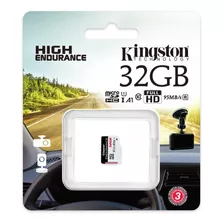 Kingston Micro Sd Clase 10 Endurance A1 Para Camaras 32gb +