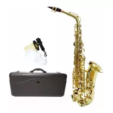 Saxofon Alto Silvertone En Eb Laqueado Modelo Slsx009 