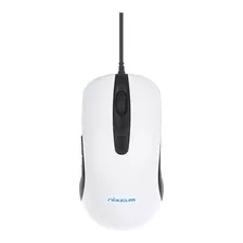 Mouse Nixeus Revel Gaming 12000 Dpi Blanco Pw 3360 Sensor