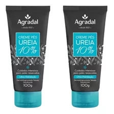 Kit C/2 Creme Agradal Pés Ureia 10% 100g Pé Hidratado.