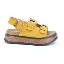 Sandalia Casual Korium Candy Buckle Con Plataforma