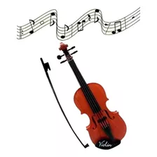Violino De Plástico Infantil Com Arco Colors Presente