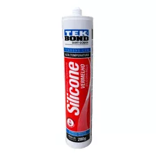 Silicone Alta Temperatura Vermelho 280 Grs - Tekbond