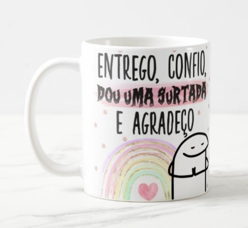 Caneca do Rei Meme Flork Boneco Palito