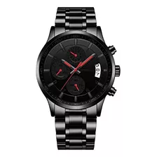 Reloj Para Hombre Crrju/gris Oscuro