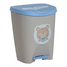 Lixeira Infantil Com Pedal 7,5l Linha Baby Meninos Meninas