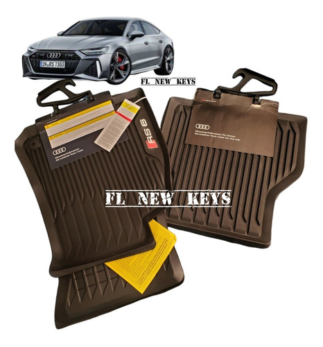 Set De 4 Tapetes Uso Rudo Originales Audi Rs6 A6 2020-2022 Foto 2