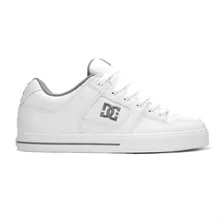 Tenis Dc Shoes Pure Color White/battleship/white (hbw) - Adulto 7 Us