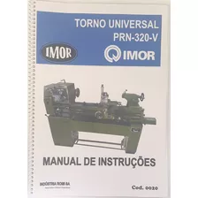 Manual De Intruções Do Torno Imor Prn-320 V Cod0020