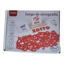 Juego De Ortografía De Madera Para Niños.