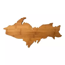 Totally Bamboo Upper Peninsula Shaped Serving & Cutting Boar