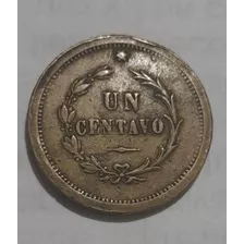 Moneda 1 Centavo Costa Rica 1874, Muy Buen Estado.