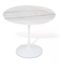 Mesa Saarinen Tulipa Branca - Redonda - Espirito Santo 150cm