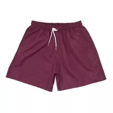 Short Praia Liso Verão Tactel Academia Bermuda Fitness Cores