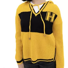 Moletom Casaco Tricot - Harry Potter Lufa Lufa Hogwarts