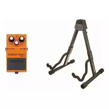 Boss Ds-1 Pedal + Basics Soporte Ajustable Plegable Para