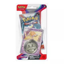 Booster Pokémon Tcg Scarlet & Violet Pack With Coin/moeda