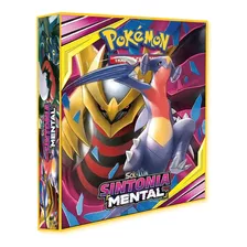 Álbum Pasta Fichário Pokémon Sol E Lua Sintonia Mental