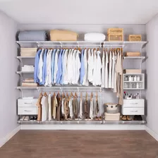 Armário Aramado Kit 53 - Closet Ou Quarto Branco