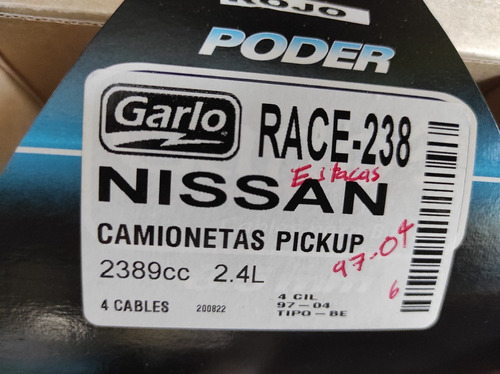 Garlo Race 8.5mm Nissan 2.4l Pickup Estacas Doble Cab 97-04 Foto 5