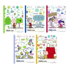 Pack 5 Cuadernos Logical Snoopy Vintage - Japoneses