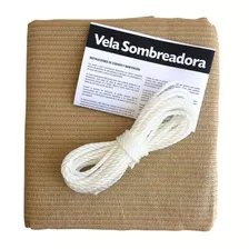 Vela Sombreadora Cuadrada 5x5 Beige Marienberg-mimbral