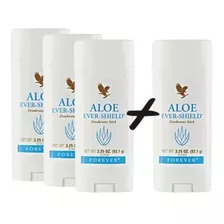 Kit 4 Desodorantes Naturais Forever Aloe Vera (natural)