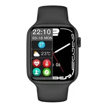 Relógio Smartwatch Gl08 Android Ios Ligação Foto Portugues Cor Da Caixa Preto