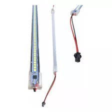 Regleta Led 110v Transparente 120 Cm Largo Luz Blanca 6500k