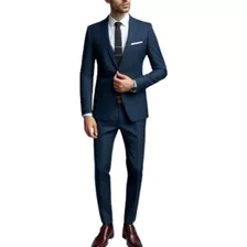 Terno Masculino Executiv Slim Corte Italiano Calça + Blazer 