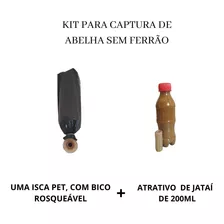 Atrativo Para Abelha Jatai 200ml+isca Pet+10g De Cera