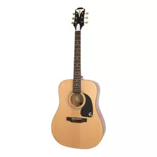 Guitarra Acústica EpiPhone Pro-1 Eaprnach1 Para Diestros Natural Níquel